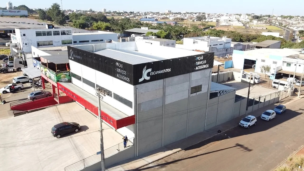 Vista aérea — JC Escapamentos Uberlândia