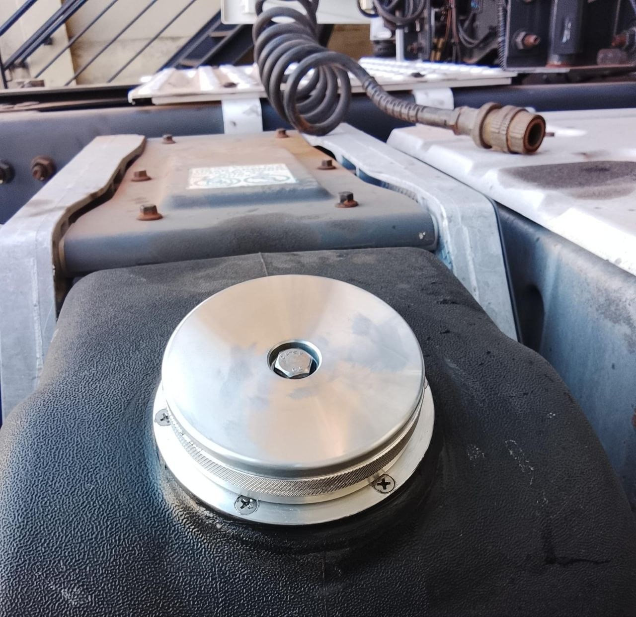 Filtro DPF e sistema de pós-tratamento em caminhão pesado